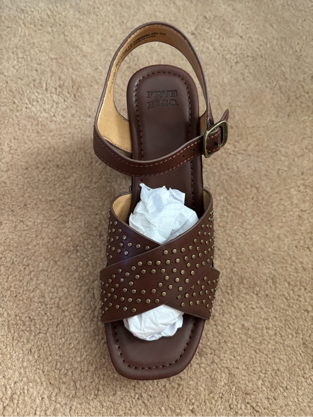 NWT Frye & Co Wylie Platform Sandals - Picture 3 of 3